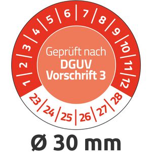 Prüfplaketten Zweckform 6976 Geprüft nach DGUV Vo3