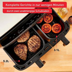 Produktbild für Heißluftfritteuse Tefal Dual Easy Fry &amp; Grill