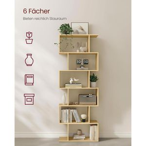 Produktbild für Bücherregal Vasagle LBC061T70, eiche