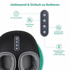 Produktbild für Fußmassagegerät Nekteck Medcursor Shiatsu, schwarz