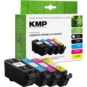 Produktbild für Tinte KMP C81V für Canon PGI-525PGBK +