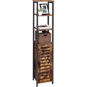 Produktbild für Bücherregal Vasagle LSC37BX, schwarz / vintage braun