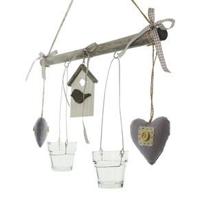 Produktbild für Windlicht Frank-Flechtwaren 103265, Vogelhaus