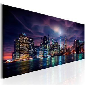 Produktbild für Wandbild Artgeist New York bei Nacht