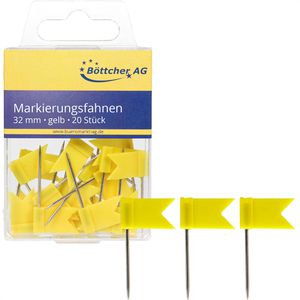 Produktbild für Markierungsfahnen Böttcher-AG gelb
