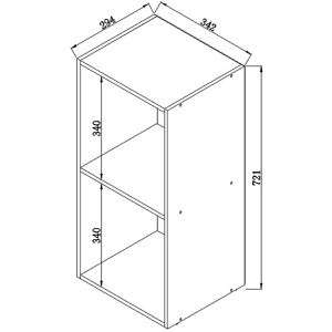 Produktbild für Aktenregal VCM Offas 916746, aus Holz