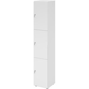 Produktbild für Schließfachschrank Hammerbacher 264l3, weiß