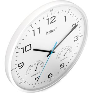 Produktbild für Wanduhr Mebus 16181, Kunststoff, analog, Quarzuhr