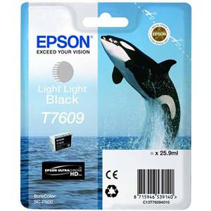Produktbild für Tinte Epson T7609 schwarz hell hell
