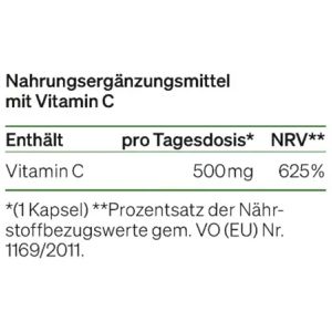 Produktbild für Vitamin-C natural-elements gepuffert, 120 Kapseln