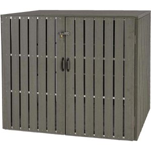 Produktbild für Mülltonnenbox Mendler HWC-J28, WPC