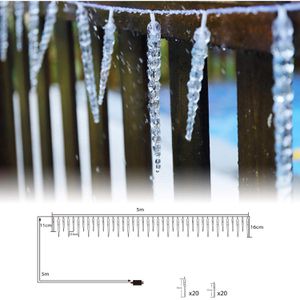 Produktbild für Lichterkette SALCAR 910089, 40 LED, innen + außen