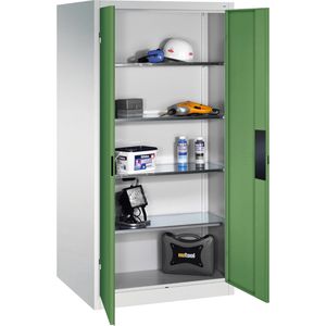 Produktbild für Werkzeugschrank CP-Möbel 8924-052, aus Metall, grau / grün