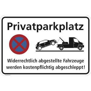 Parkplatzschild