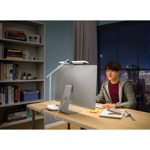 Produktbild für Schreibtischlampe Philips DSK501 VDTMate, weiß, LED, dimmbar