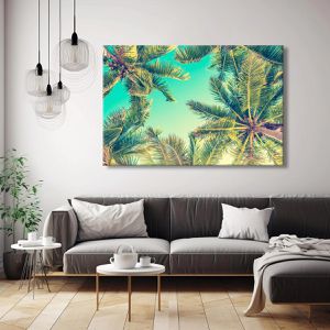 Produktbild für Wandbild visario Palmen
