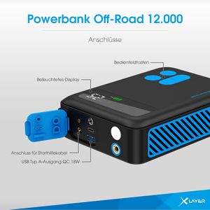 Produktbild für Starthilfe-Powerbank XLayer 220294, Offroad