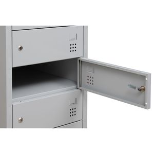 Produktbild für Schließfachschrank G-Office LSL.10, lichtgrau