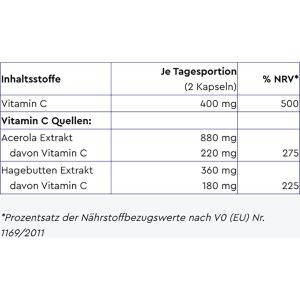 Produktbild für Vitamin-C gloryfeel natürliches Vitamin C, 240 Kapseln