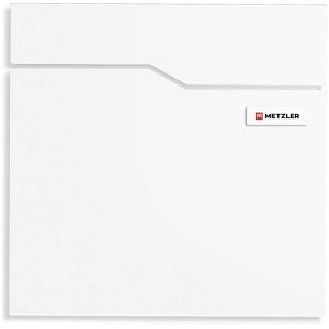 Briefkasten Metzler Hoffmann, verkehrsweiß, aus Stahl