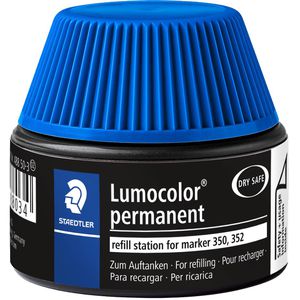 Produktbild für Nachfülltusche Staedtler Lumocolor perm., blau