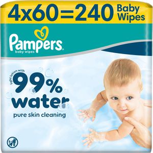 Produktbild für Feuchttücher Pampers 99% Water, 240 Tücher