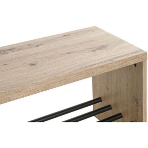 Produktbild für Schuhbank Haku-Möbel 37449, bergen-eiche, aus Holz