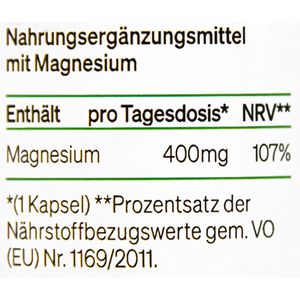 Produktbild für Magnesium natural-elements Oxid, 90 Kapseln