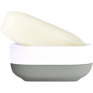 Produktbild für Seifenschale JosephJoseph Slim, weiß-grau