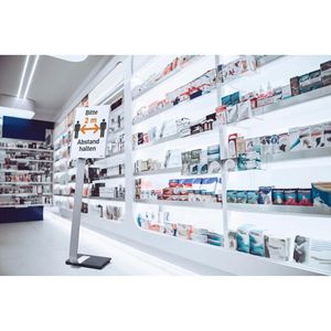 Produktbild für Infoständer Durable 4813-23 aus Aluminium, silber, A3