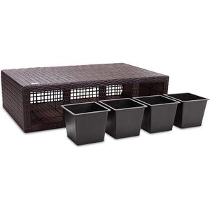 Produktbild für Pflanzkasten CASARIA Sichtschutz braun