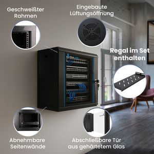 Produktbild für Netzwerkschrank Extralink Lite, EX.28792, 19 Zoll