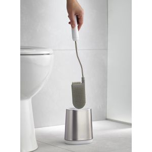 Produktbild für WC-Bürste JosephJoseph Flex Steel, silber