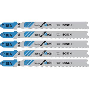 Stichsägeblätter Bosch Basic for Metal, T 118 A