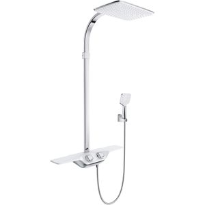 Produktbild für Duschsystem KLUDI COCKPIT Discovery, verchromt