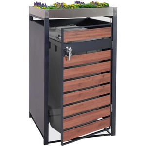 Mülltonnenbox Mendler HWC-J81, Metall