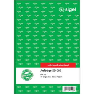 Produktbild für Auftragsbuch Sigel SD002, A5