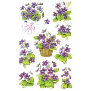 Produktbild für Sticker Zweckform 4317 Z-Design Veilchen
