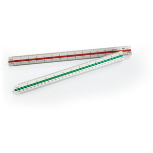 Produktbild für Dreikantmaßstab Wedo 5255101, Aluminium, 30cm