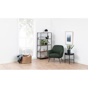 Produktbild für Bücherregal AC-Design Seaford, schwarz / wildeiche