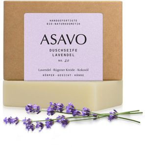 Seife ASAVO Premium handgemachte Bio Naturseife, Lavendel
