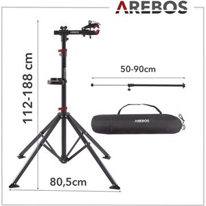 Produktbild für Fahrrad-Montageständer Arebos rot