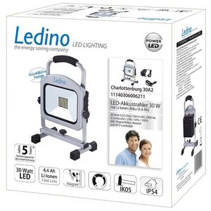 Produktbild für Baustrahler Ledino Charlottenburg LED, mit integriertem Akku