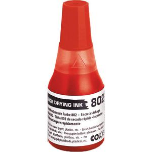 Stempelfarbe Colop 802, rot