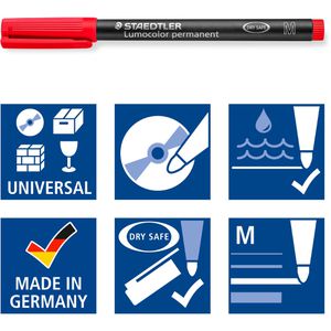 Produktbild für Permanentmarker Staedtler Lumocolor 317-2