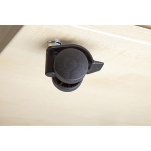 Produktbild für Rollcontainer Hammerbacher Solid AC30, aus Holz, eiche