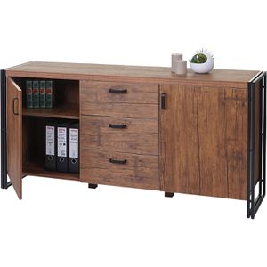 Produktbild für Sideboard Mendler HWC-A27, aus Holz, braun
