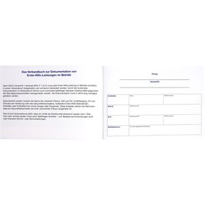 Produktbild für Verbandbuch Actiomedic 96680, gemäß DSGVO und DGUV