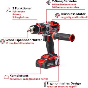 Produktbild für Akku-Schlagbohrschrauber Einhell-Professional TE-CD 18 Li-i