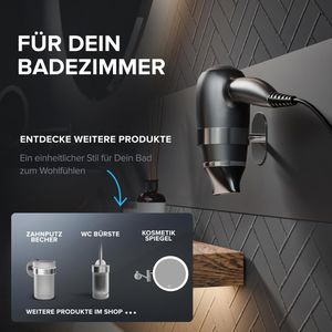 Produktbild für Haartrocknerhalter ovimar Glyngore, 81004179